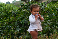 young child in El Junco