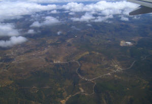 the mountainous terrain of Honduras